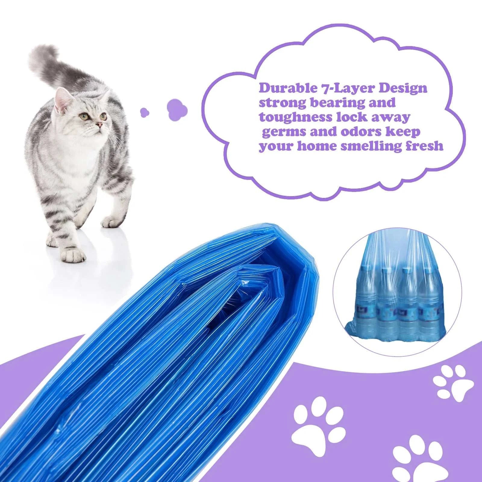 Genie Litter Cat Litter Refills Scented Bag Replacement Disposal BagExpress Global Mart  customizedMaterial:PlasticOrigin:Mainland China10 Pack Refill Bags Compatible with Genie Litter Cat Litter Refills Scb0d141-b8