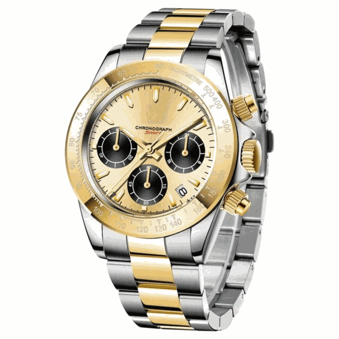 Luxury Chronograph Sport WatchExpress Global Mart  men_watchesProduct Description
Elevate your timekeeping with the Luxury Chronograph Sport Watch, a perfect blend of style, functionality, and durability. This exquisite timepieLuxury Chronograph Sport WatchCartifind