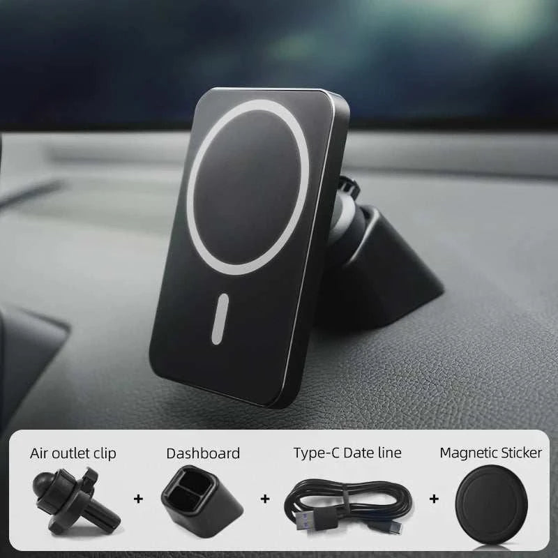 Wireless Magnetic Car ChargerExpress Global Mart  phone_accessoriesProduct Description
Enhance your driving experience with the Wireless Magnetic Car Charger, a convenient and efficient solution for charging your devices on the go. Wireless Magnetic Car ChargerCartifind