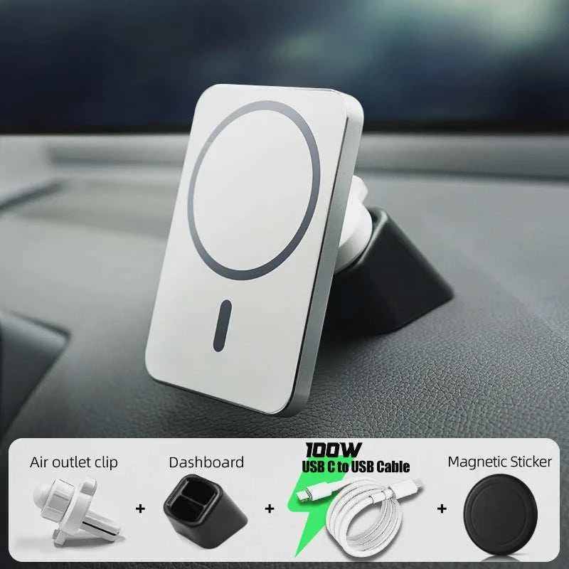 Wireless Magnetic Car ChargerExpress Global Mart  phone_accessoriesProduct Description
Enhance your driving experience with the Wireless Magnetic Car Charger, a convenient and efficient solution for charging your devices on the go. Wireless Magnetic Car ChargerCartifind