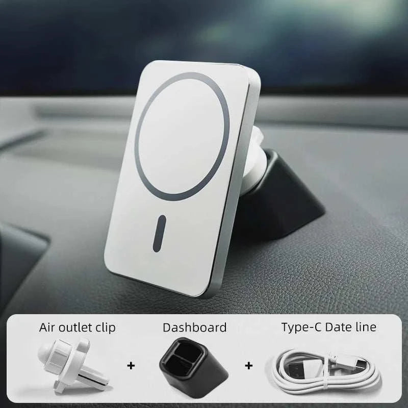 Wireless Magnetic Car ChargerExpress Global Mart  phone_accessoriesProduct Description
Enhance your driving experience with the Wireless Magnetic Car Charger, a convenient and efficient solution for charging your devices on the go. Wireless Magnetic Car ChargerCartifind