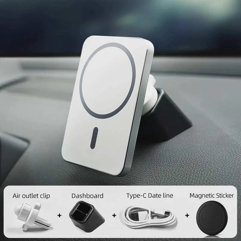 Wireless Magnetic Car ChargerExpress Global Mart  phone_accessoriesProduct Description
Enhance your driving experience with the Wireless Magnetic Car Charger, a convenient and efficient solution for charging your devices on the go. Wireless Magnetic Car ChargerCartifind