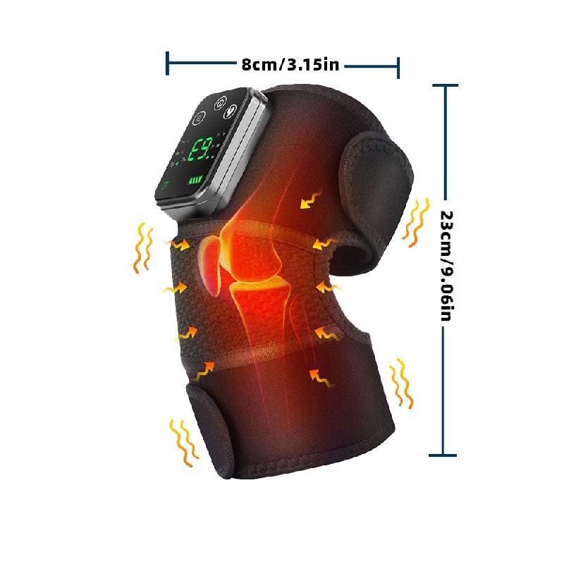 Electric Knee Massager BraceExpress Global Mart  customizedPower Mode:USB ChargingOperating Voltage:≤36VMajor Material:Synthetic RubberItem ID:FM13087Electric Knee Massager Brace For - Vibration Therapy With LED Controllb0d141-b8