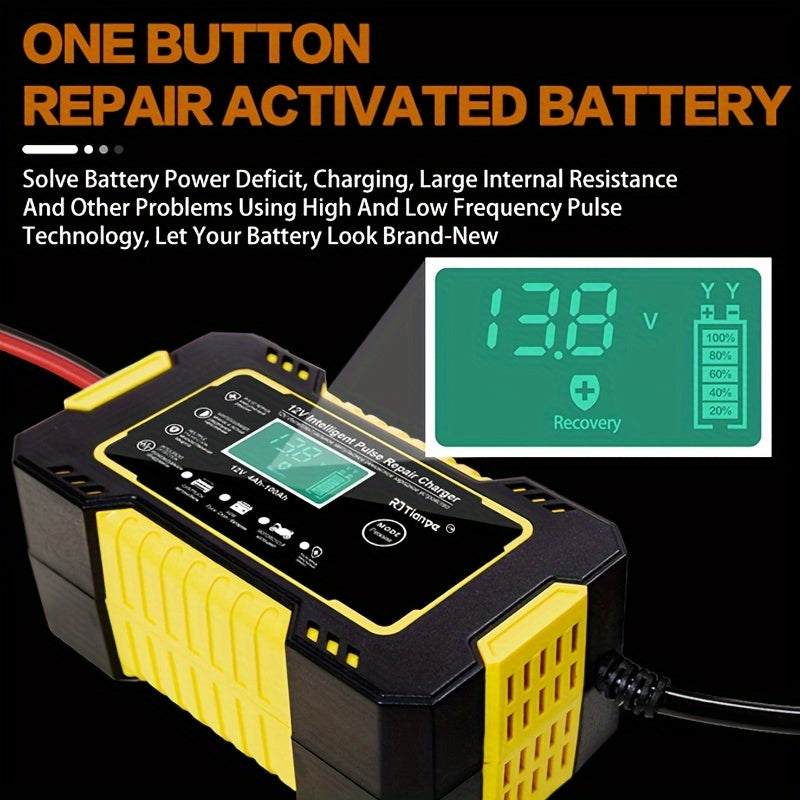 AU Plug Car Battery Charger 12V 6A Pulse Repair LCD Display Smart Fast Charging AGM Deep Cycle GEL Lead-Acid ChargerExpress Global Mart  customizedPower Mode:Power SupplyOperating Voltage:220V (included)-240V (included)Plug Specification:Australian Gauge PlugBattery Properties:Without BatteryItem ID:PV77140AU Plug Car Battery Charger 12V 6A Pulse Repair LCD Display Smart Fastb0d141-b8