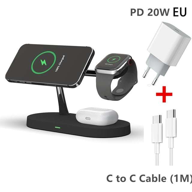 -1 Wireless Magsafe Charger StandExpress Global Mart  phone_accessoriesIntroducing the 3-in-1 Magsafe Charger Stand – Your Ultimate Charging Solution!
Streamline your charging routine with the 3-in-1 Magsafe Charger Stand, the perfect c3-in-1 Wireless Magsafe Charger StandZendrop