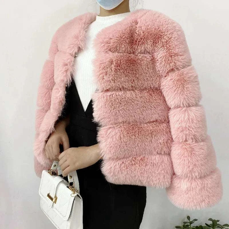 Women Faux Fur CoatExpress Global Mart  customizedProduct Description
Step into elegance and warmth with the Women Faux Fur Coat, a stylish addition to your winter wardrobe. Crafted from luxurious faux fur, this coaWomen Faux Fur CoatCartifind