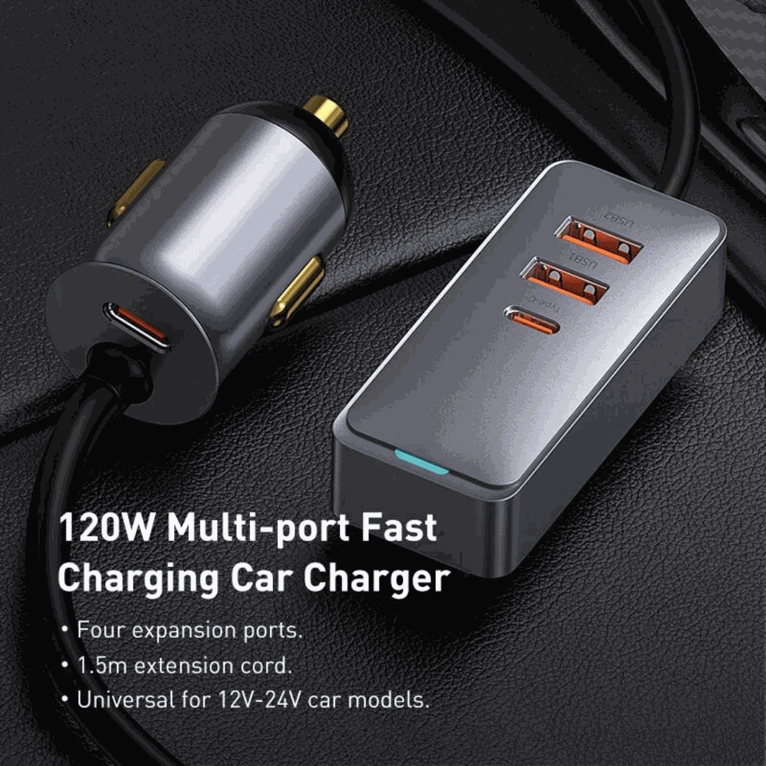 120W Car ChargerExpress Global Mart  phone_accessoriesProduct Description
Enhance your car charging capabilities with the 120W Car Charger from BASEUS, designed to provide fast and efficient charging on the go. This ver120W Car ChargerCartifind