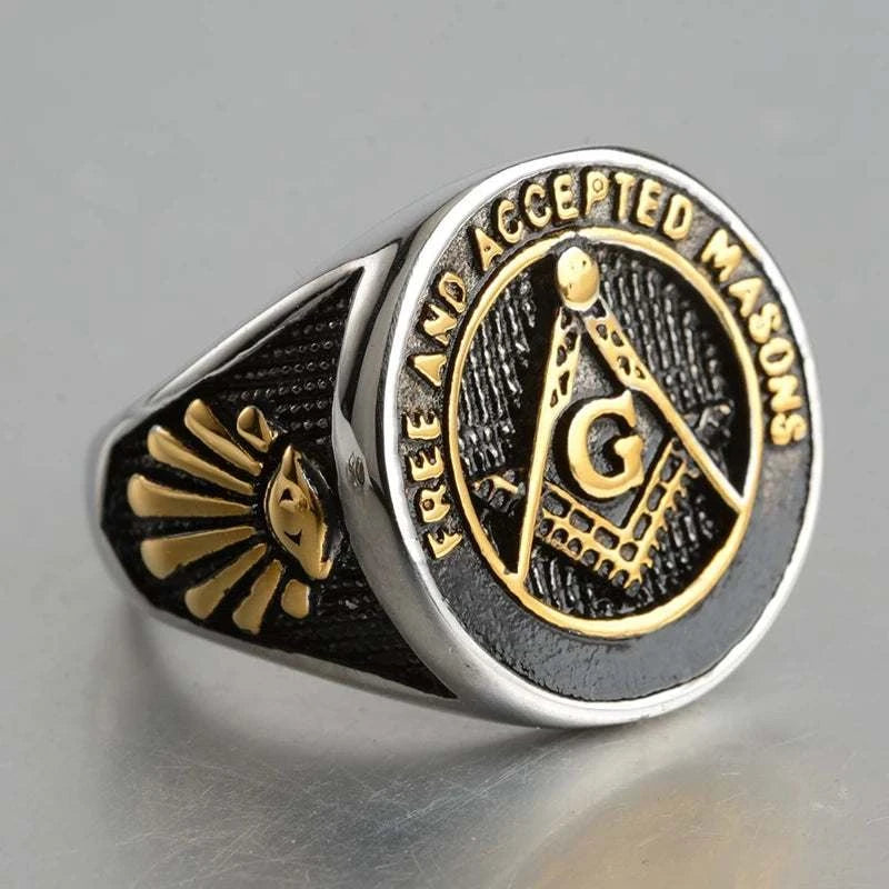 3Pcs Masonic Ring Retro Men Stainless Steel Enamel Ring Punk Jewelry Mens GiftsExpress Global Mart  wedding_engagement_jewelryCompatibility:All CompatibleFunction:Mood TrackerSurface Width:20mmSetting Type:NoneRings Type:Wedding BandsModel Number:G-25Shape\pattern:RoundStyle:Cute/RomanticOc3Pcs Masonic Ring Retro Men Stainless Steel Enamel Ring Punk Jewelry Mb0d141-b8