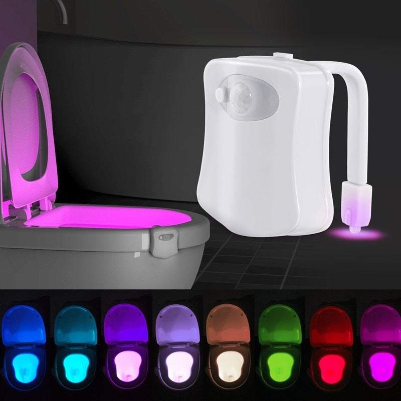 Toilet Night LightExpress Global Mart  Illuminate Your Bathroom with the Toilet Night Light!
🌙 Soft Ambient Glow: Say goodbye to harsh bathroom lights! Our night light provides a gentle, ambient glow, peToilet Night LightZendrop