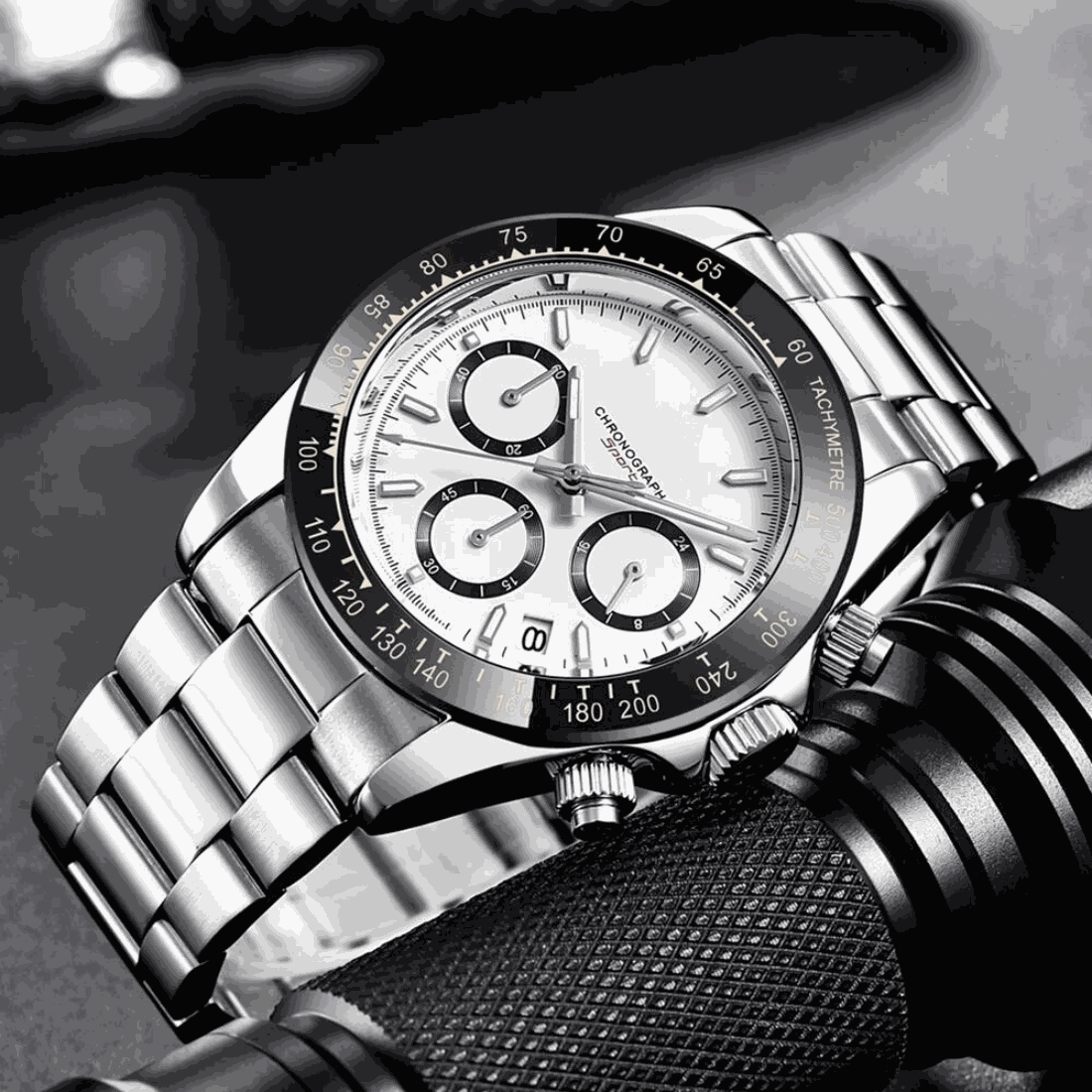 Luxury Chronograph Sport WatchExpress Global Mart  men_watchesProduct Description
Elevate your timekeeping with the Luxury Chronograph Sport Watch, a perfect blend of style, functionality, and durability. This exquisite timepieLuxury Chronograph Sport WatchCartifind