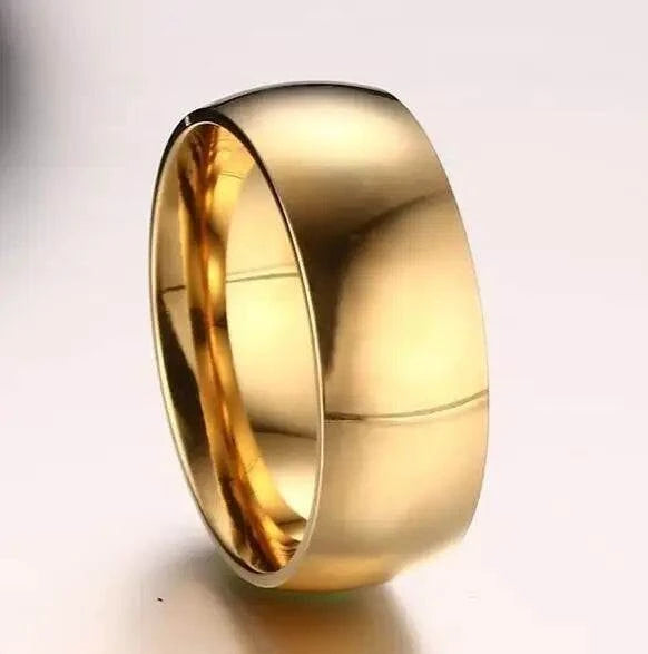 50pcs Comfort fit 8mm Gold Plate Stainless Steel Classic Wedding Rings Wholesale Men Women Jewelry lotExpress Global Mart  wedding_engagement_jewelryCompatibility:NONEFunction:NONESurface Width:8mmSetting Type:NoneRings Type:Wedding BandsModel Number:HF504-9Shape\pattern:RoundStyle:TRENDYOccasion:WeddingMaterial:50pcs Comfort fit 8mm Gold Plate Stainless Steel Classic Wedding Ringsb0d141-b8