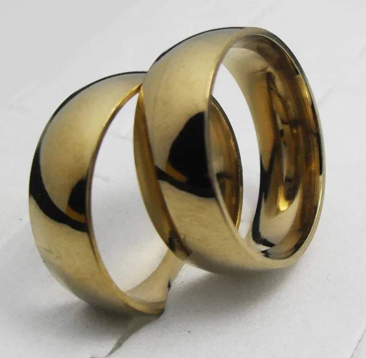 50pcs Comfort fit 8mm Gold Plate Stainless Steel Classic Wedding Rings Wholesale Men Women Jewelry lotExpress Global Mart  wedding_engagement_jewelryCompatibility:NONEFunction:NONESurface Width:8mmSetting Type:NoneRings Type:Wedding BandsModel Number:HF504-9Shape\pattern:RoundStyle:TRENDYOccasion:WeddingMaterial:50pcs Comfort fit 8mm Gold Plate Stainless Steel Classic Wedding Ringsb0d141-b8