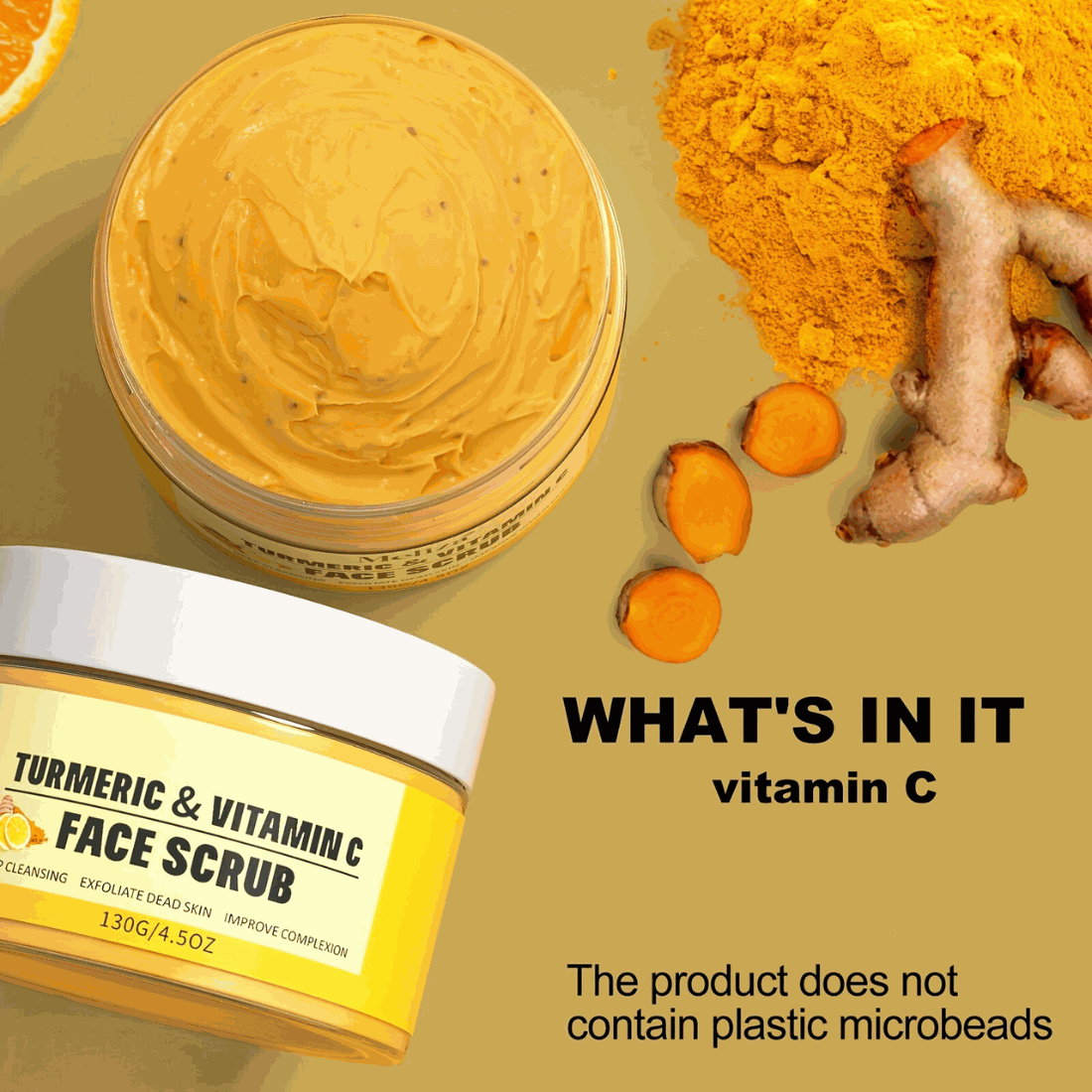 Turmeric Face Scrub CreamExpress Global Mart  customizedProduct Description
Transform your skincare routine with our Turmeric Face Scrub Cream, a luxurious blend designed to rejuvenate and nourish your skin. This cream-baTurmeric Face Scrub CreamCartifind