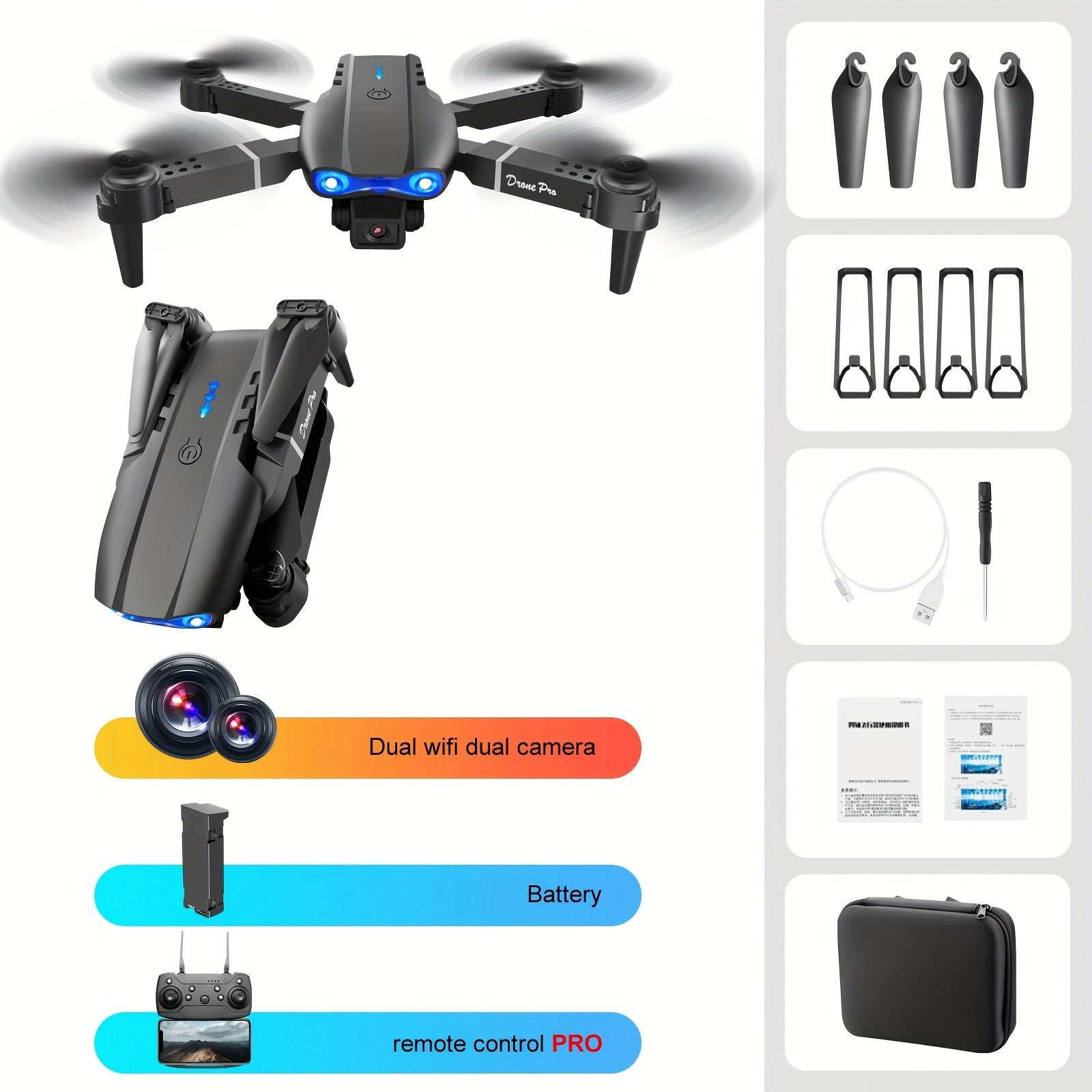 E99 DroneExpress Global Mart  customizedProduct Description
Experience the thrill of aerial photography with the E99 Drone With HD Camera. Designed for both beginners and enthusiasts, this drone offers impE99 Drone With HD CameraCartifind