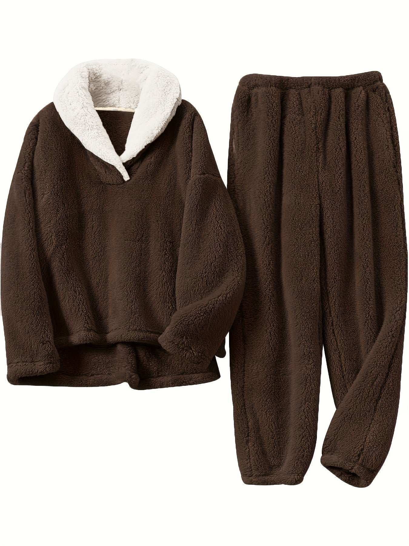 Thermal Flannel Loungewear SetsExpress Global Mart  customizedProduct Description
Indulge in comfort and warmth with the Thermal Flannel Loungewear Sets. Crafted from 100% polyester, this loungewear set is designed to keep you Thermal Flannel Loungewear SetsCartifind