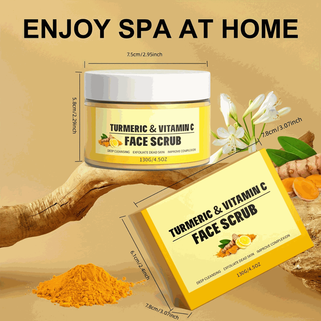 Turmeric Face Scrub CreamExpress Global Mart  customizedProduct Description
Transform your skincare routine with our Turmeric Face Scrub Cream, a luxurious blend designed to rejuvenate and nourish your skin. This cream-baTurmeric Face Scrub CreamCartifind