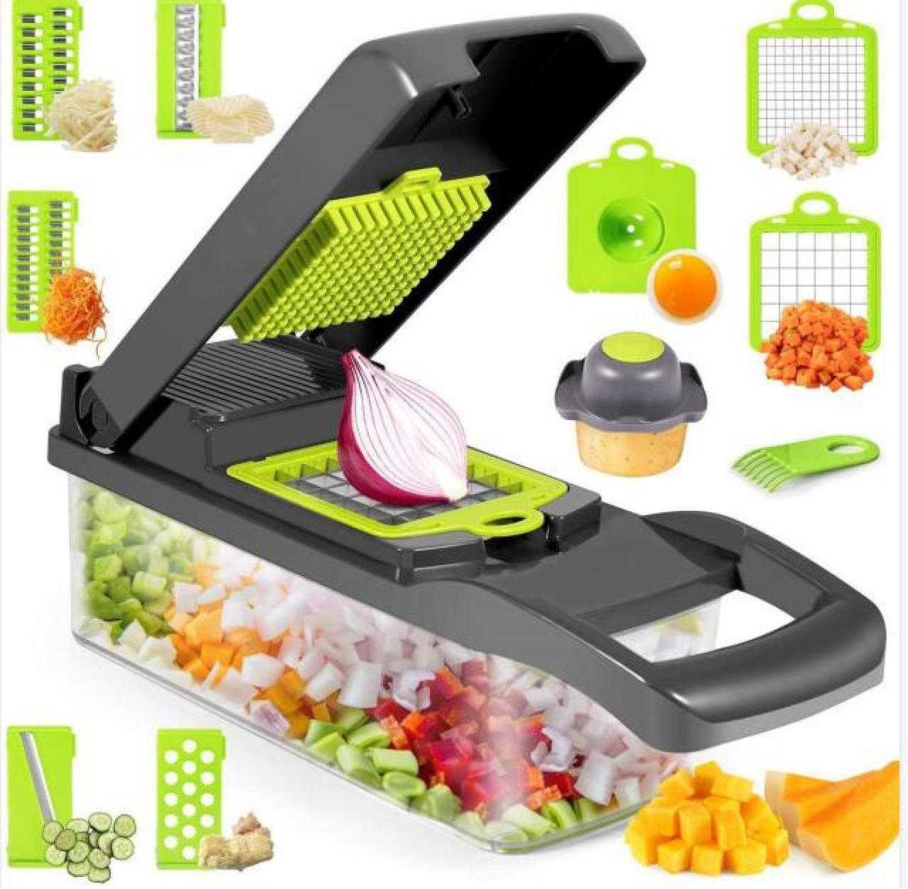 Vegetable Chopper KitchenExpress Global Mart  Transform Your Kitchen Experience with Our Vegetable Chopper Slicer!
🥕 Multitasking Marvel: Revolutionize meal prep with our 10-piece Vegetable Chopper Slicer set! Vegetable Chopper KitchenZendrop