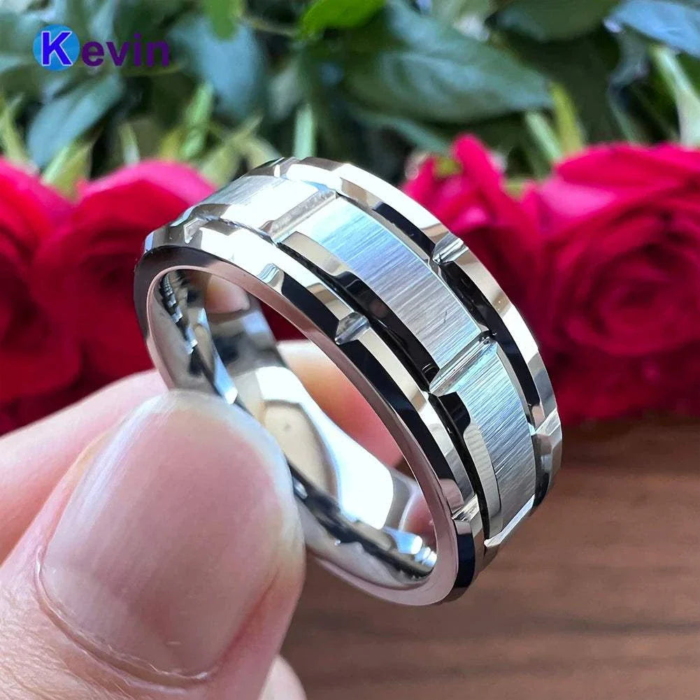 8MM Cool Men Ring Women Tungsten Carbide Wedding Band Fashion JewelryExpress Global Mart  wedding_engagement_jewelrySurface Width:8mmSetting Type:NoneRings Type:Wedding BandsModel Number:KTR-218Shape\pattern:RoundStyle:TRENDYOccasion:WeddingMaterial:MetalMetals Type:TUNGSTENGender8MM Cool Men Ring Women Tungsten Carbide Wedding Band Fashion Jewelry b0d141-b8