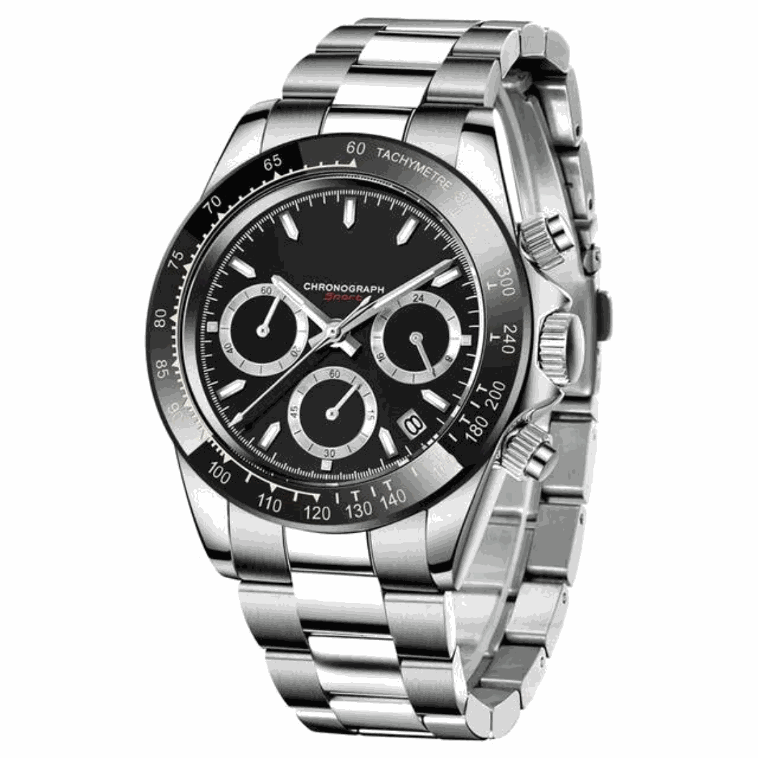 Luxury Chronograph Sport WatchExpress Global Mart  men_watchesProduct Description
Elevate your timekeeping with the Luxury Chronograph Sport Watch, a perfect blend of style, functionality, and durability. This exquisite timepieLuxury Chronograph Sport WatchCartifind