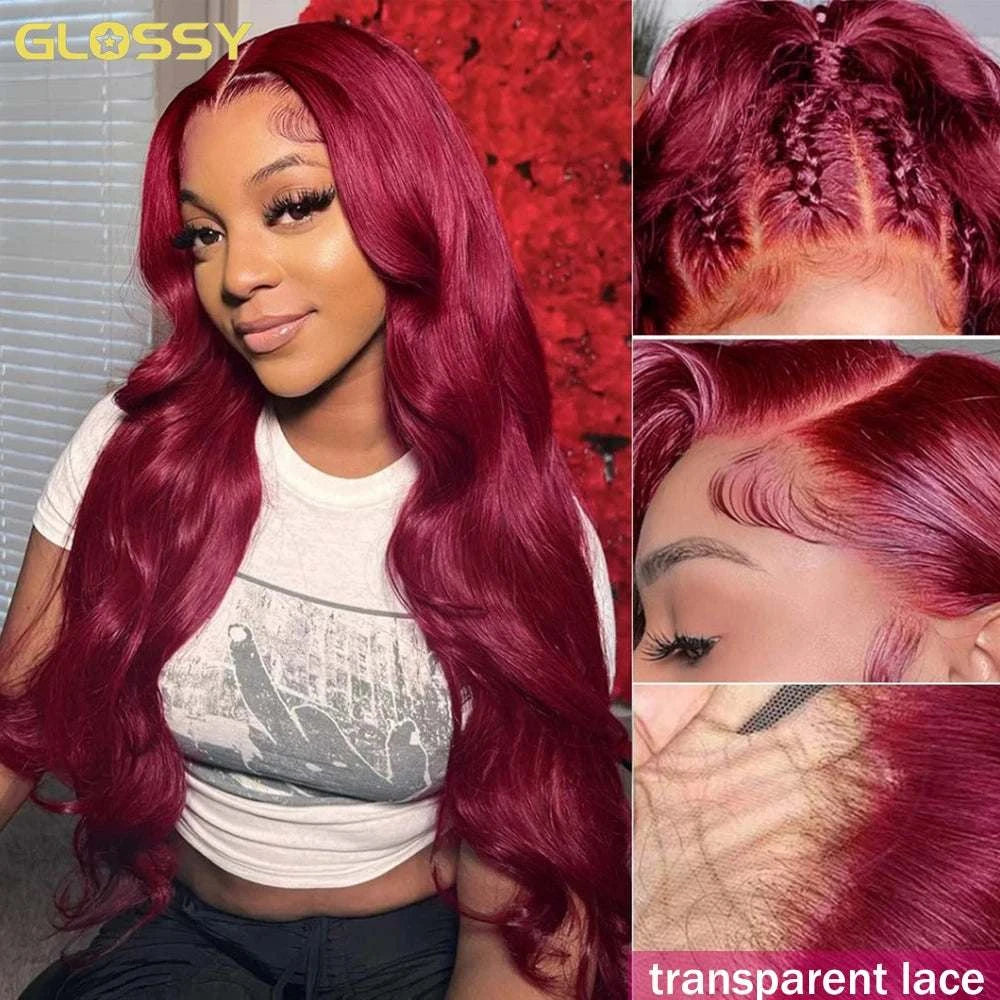 Burgundy Body Wave HD Lace Frontal Hair WigExpress Global Mart  Unleash Your Inner Diva with the Burgundy Body Wave HD Lace Frontal Hair Wig!
Transform your look with our luxurious Burgundy Body Wave HD Lace Frontal Hair Wig, desBurgundy Body Wave HD Lace Frontal Hair WigDSers