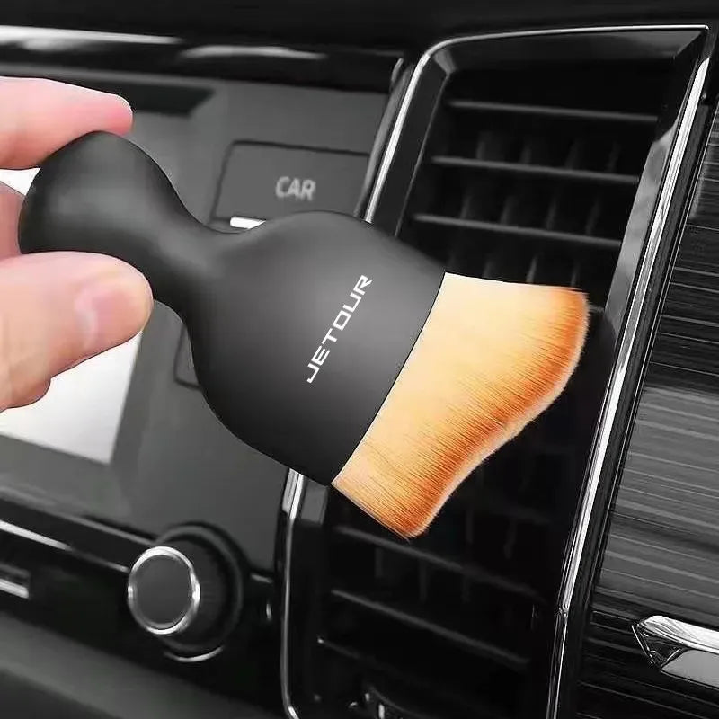 Car Air Conditioner Cleaning Brush Car Air Outlet Crevice Dust Removal Brushes for Car Interior Cleaning Brush Accessories Car A