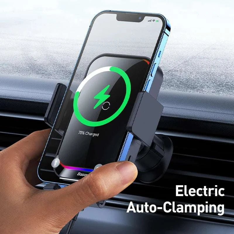 Baseus Car MountExpress Global Mart  phone_accessoriesType:Car HolderFeatures:Gravity ExpansionHas Speaker:NoCompatible Brand:UniversalCharger:Wireless ChargerModel Number:Baseus Car Phone Holder Wireless ChargerBrand NBaseus Car Mount with Wireless Charger for Fast ChargingExpress Global Mart