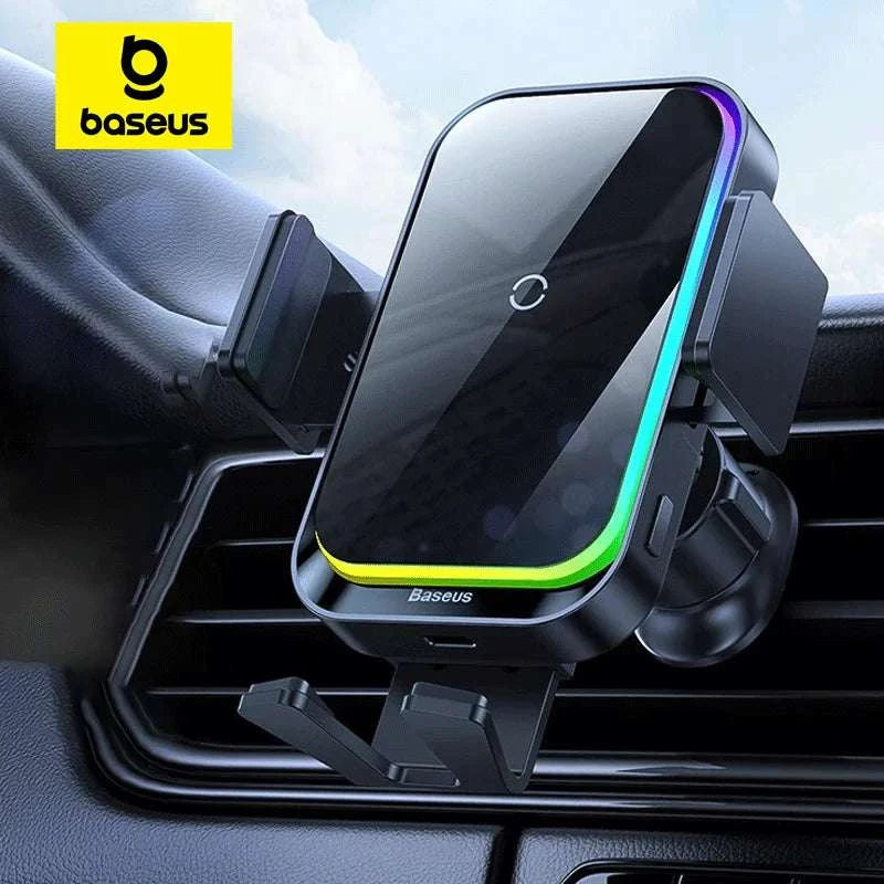 Baseus Car MountExpress Global Mart  phone_accessoriesType:Car HolderFeatures:Gravity ExpansionHas Speaker:NoCompatible Brand:UniversalCharger:Wireless ChargerModel Number:Baseus Car Phone Holder Wireless ChargerBrand NBaseus Car Mount with Wireless Charger for Fast ChargingExpress Global Mart