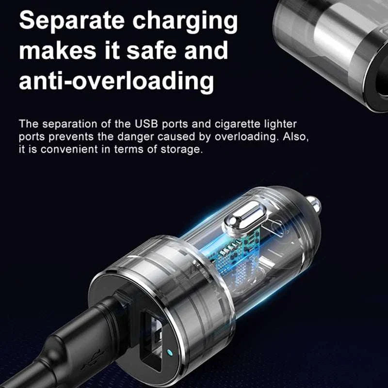 Baseus Cigarette Lighter Splitter 95W Dual USB Car Charger AdapterExpress Global Mart  car_electronicOutput Voltage:5VInput Voltage:10-19VNumber Of Output Interface:4Brand Name:BASEUSOrigin:Mainland ChinaCertification:CE,FCC,RoHSMaterial:Alumiunm Alloy+PlasticInput:Baseus Cigarette Lighter Splitter 95W Dual USB Car Charger Adapter forb0d141-b8