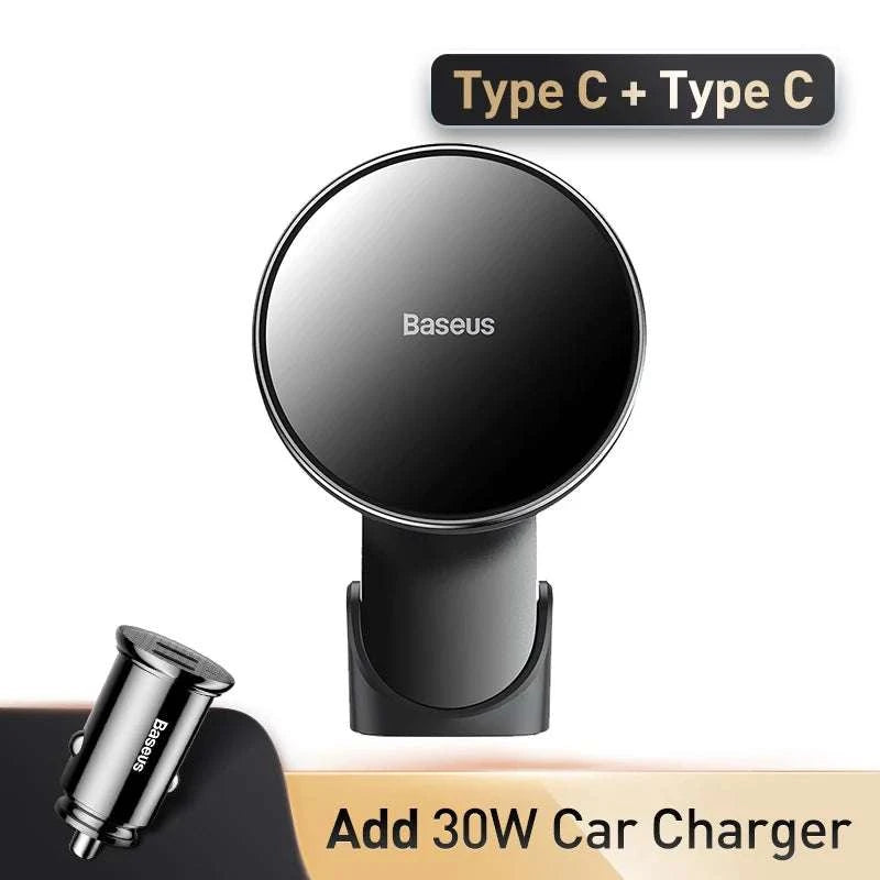 Baseus Magnetic Wireless Charging Car Phone HolderExpress Global Mart  phone_accessoriesType:Magnetic HolderFeatures:MagneticHas Speaker:NoCompatible iPhone Model:iPhone12 Pro Max,iPhone12,iPhone12 Max,iPhone12 mini,iPhone12 ProCompatible Brand:Apple iPBaseus Magnetic Wireless Charging Car Phone Holder for Apple iPhoneExpress Global Mart