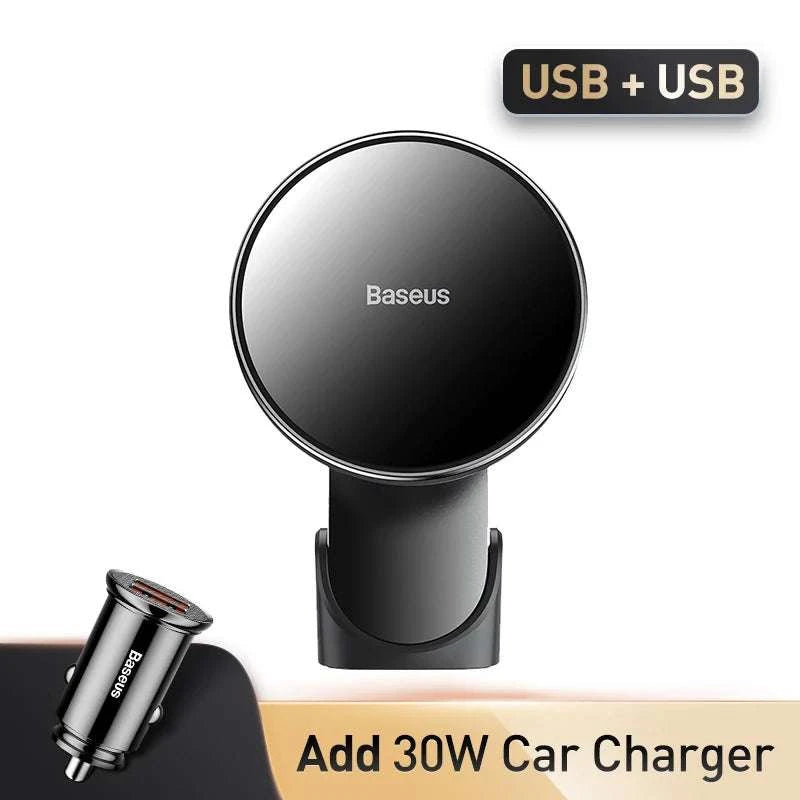 Baseus Magnetic Wireless Charging Car Phone HolderExpress Global Mart  phone_accessoriesType:Magnetic HolderFeatures:MagneticHas Speaker:NoCompatible iPhone Model:iPhone12 Pro Max,iPhone12,iPhone12 Max,iPhone12 mini,iPhone12 ProCompatible Brand:Apple iPBaseus Magnetic Wireless Charging Car Phone Holder for Apple iPhoneExpress Global Mart