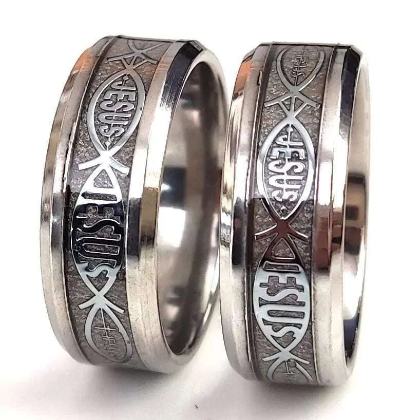 Bulk lots 50pcs Quality Comfort-fit Jesus Fish Stainless Steel Religious Ring 8mm Men Fashion JewelryExpress Global Mart  wedding_engagement_jewelryCompatibility:All CompatibleSurface Width:8mmSetting Type:NoneRings Type:Wedding BandsModel Number:JG072Shape\pattern:LetterStyle:ClassicOccasion:WeddingMaterial:MetBulk lots 50pcs Quality Comfort-fit Jesus Fish Stainless Steel Religiob0d141-b8