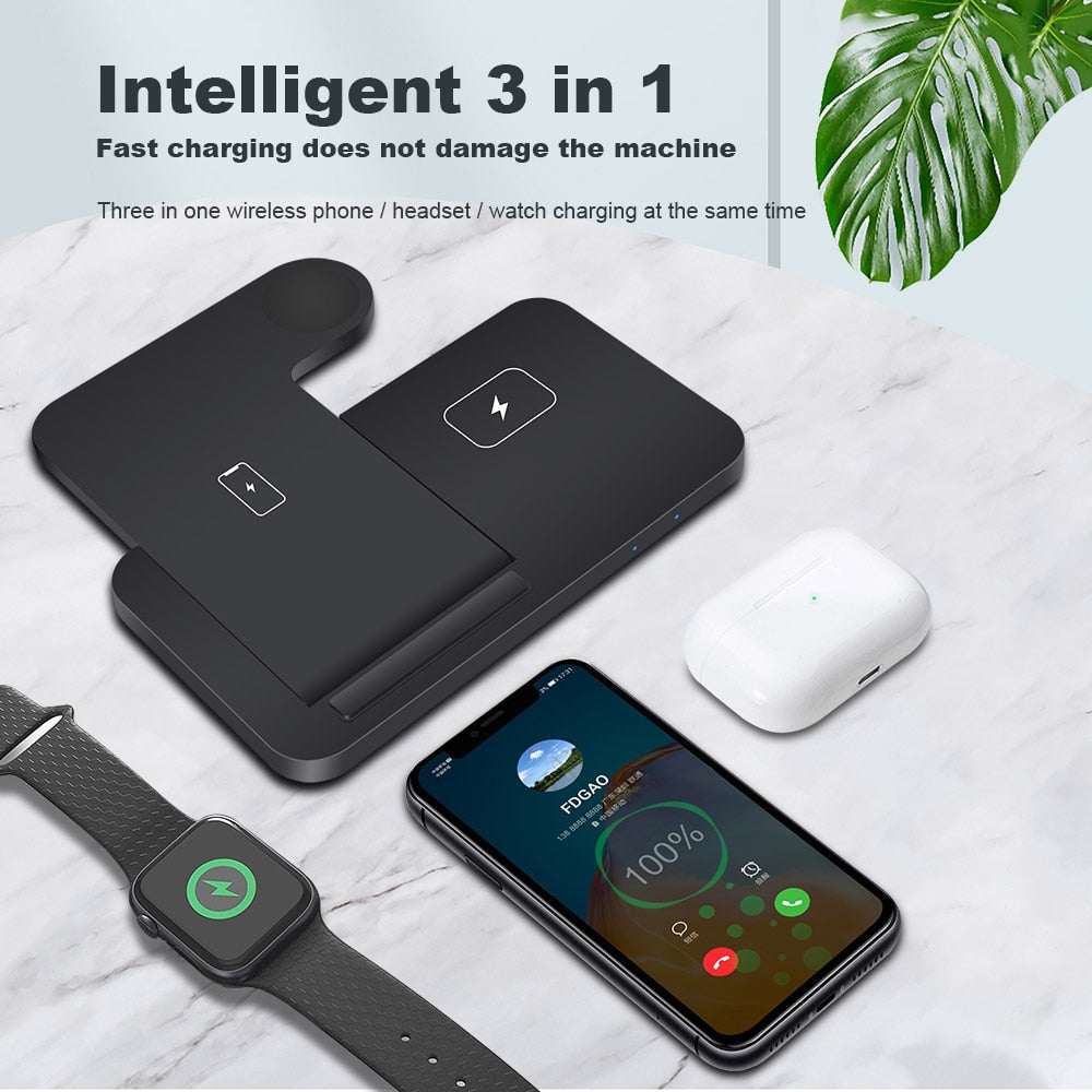 3in1 Wireless Fast Charger Dock StationExpress Global Mart  Introducing the DCAE 15W Fast Wireless Charger Dock Station – Your Ultimate Apple Device Charging Solution!
Transform your charging experience with the DCAE 15W Fast3in1 Wireless Fast Charger Dock StationZendrop