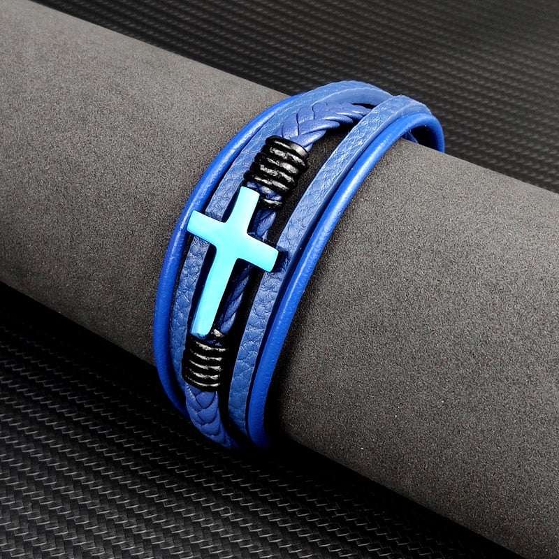 Men Chakra BraceletExpress Global Mart  Introducing Our Stylish Men's Leather Cross Bracelet!
Elevate your accessory game with our exquisite leather cross bracelet, designed to add a touch of charm and sopMen Chakra BraceletZendrop