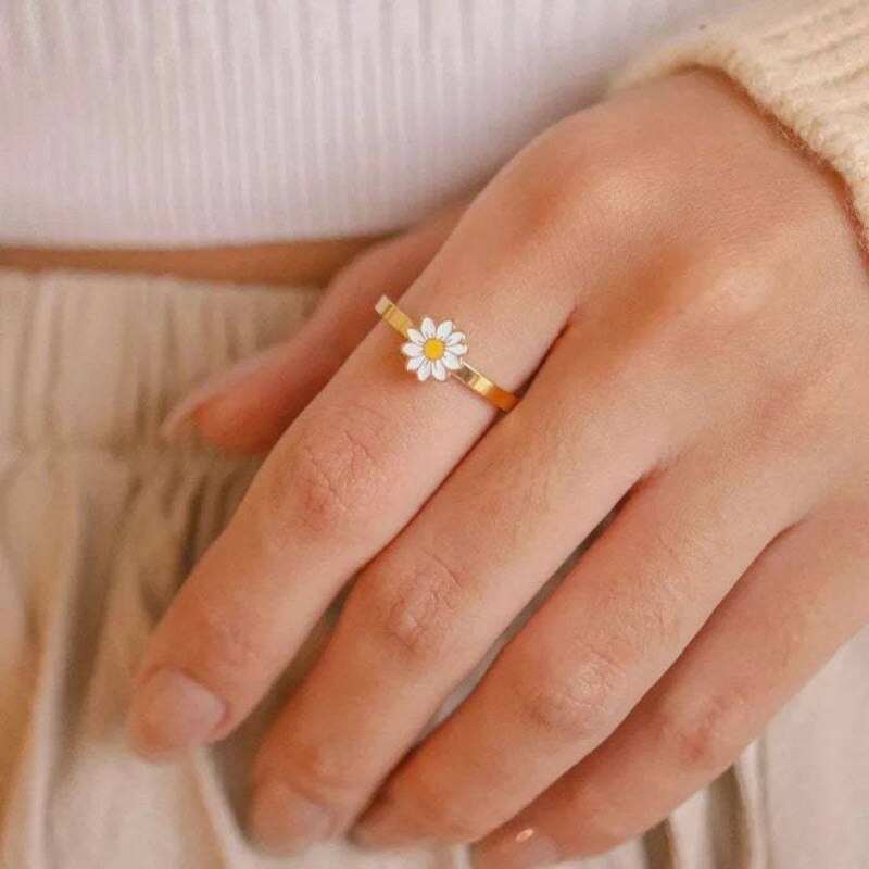 Fidget Spinner Rotatable RingExpress Global Mart  💍 Introducing Our Classic Flower Ring! 💍
Elevate your style with timeless elegance and grace with our exquisite flower ring. Here's why it's the perfect accessory Fidget Spinner Rotatable Ring For WomenZendrop