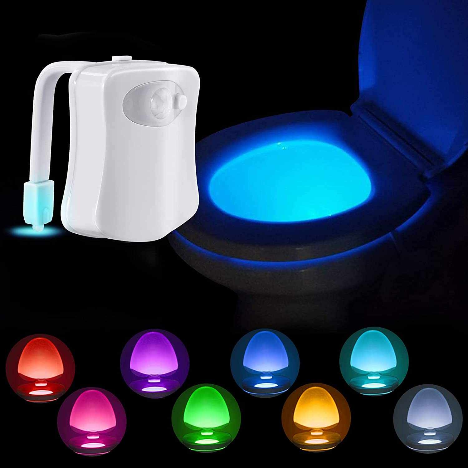 Toilet Night LightExpress Global Mart  Illuminate Your Bathroom with the Toilet Night Light!
🌙 Soft Ambient Glow: Say goodbye to harsh bathroom lights! Our night light provides a gentle, ambient glow, peToilet Night LightZendrop