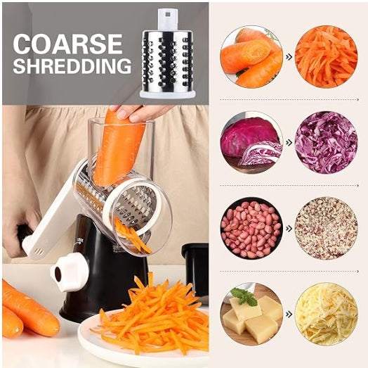 Kitchen Manual GraterExpress Global Mart  Introducing the Kitchen Manual Grater - Your Ultimate Culinary Companion!
🌟 Elevate Your Kitchen Aesthetic: Our sleek black Rotary Cheese Grater seamlessly integratKitchen Manual  GraterZendrop