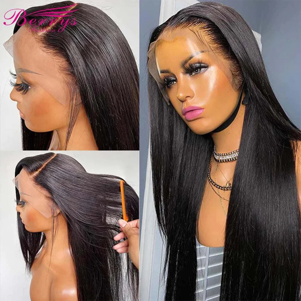 HD Transparent 13x4/13x6 Lace Front Human Hair Wigs Pre Plucked Brazilian Straight 4x4/5x5 Lace Closure Wig Berrys Fashion WigsExpress Global Mart  customizedCap Size:Average SizeColor of Lace:transparentCan Be Permed:YesBase Material:Swiss LaceSuitable Dying Colors:All ColorsHuman Hair Type:Peruvian HairMade Method:Half HD Transparent 13x4/13x6 Lace Front Human Hair Wigs Pre Plucked Brazilb0d141-b8