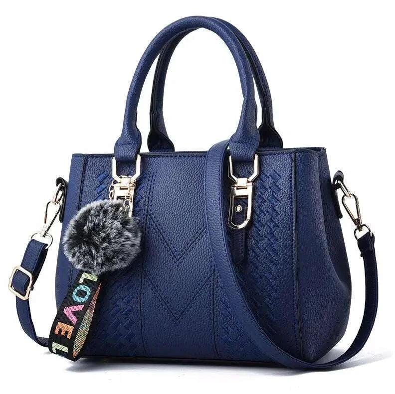 Embroidery Leather HandbagExpress Global Mart  Product Description
Introducing the Embroidery Leather Handbag, a perfect blend of elegance and practicality. This stylish satchel is designed for the modern woman wEmbroidery Leather HandbagDSers