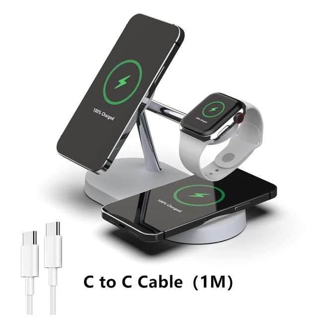 -1 Wireless Magsafe Charger StandExpress Global Mart  phone_accessoriesIntroducing the 3-in-1 Magsafe Charger Stand – Your Ultimate Charging Solution!
Streamline your charging routine with the 3-in-1 Magsafe Charger Stand, the perfect c3-in-1 Wireless Magsafe Charger StandZendrop