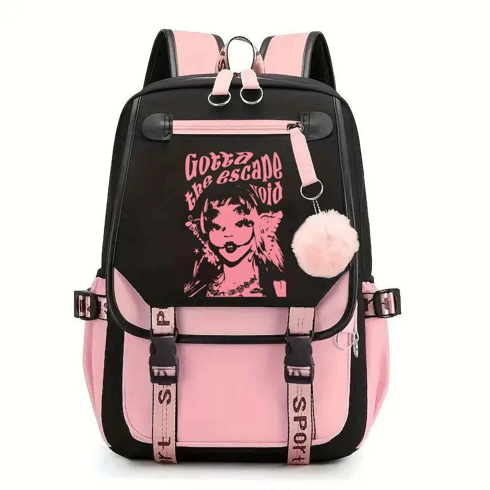 Melanie Martinez Print BackpacksExpress Global Mart  customizedHign-concerned Chemical:NoneTechnics:EmbossingInterior:Interior Slot Pocket,Cell Phone Pocket,Computer InterlayerHandle/Strap Type:soft handleStyle:CasualExterior:OpMelanie Martinez Print Backpacks for Men Girls School Bag for Teenagerb0d141-b8