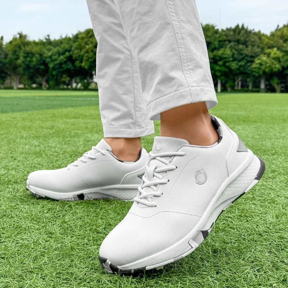 Mens Spikeless Golf Shoes Pro Comfort SneakersExpress Global Mart  customizedProduct Description:
Step up your golf game with the ultra-slick, beyond-comfy Mens Spikeless Golf Shoes Pro Comfort Sneakers. These kicks are an absolute vibe for aMens Spikeless Golf Shoes Pro Comfort Sneakers for Golfersb0d141-b8