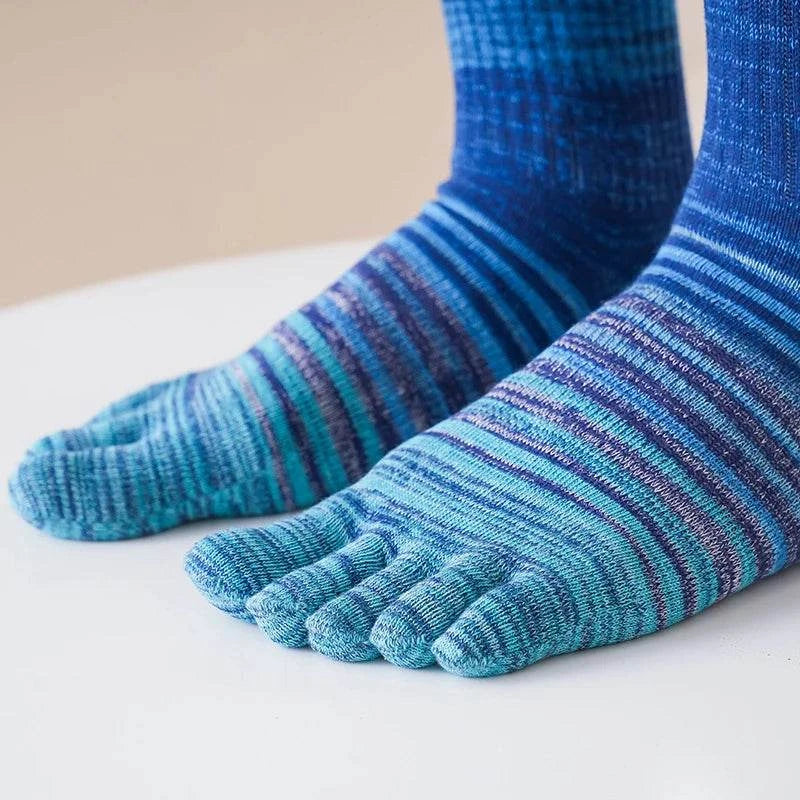 Men'Express Global Mart  customizedHign-concerned Chemical:NoneCraft of Weaving:KnitSocks Tube Height:Middle TubePieces:1pcSexually Suggestive:NoObscene Picture:NoHigh:CrewModel Number:Z129Thickness:SMen's Cozy Mid-Calf Colorful Five Finger Socks Soft Casual Fashion Toeb0d141-b8