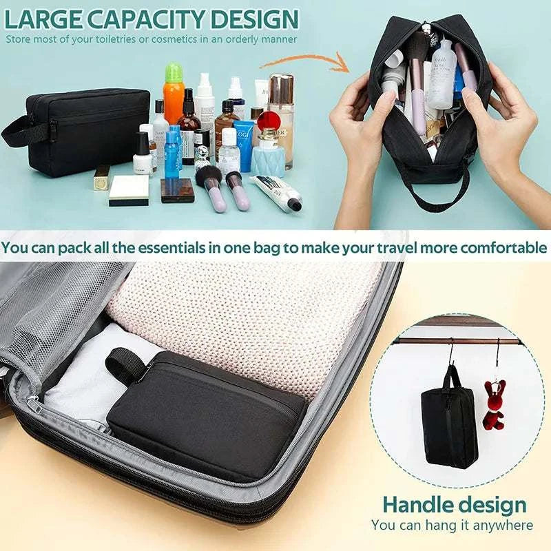 Travel Toiletry Bag Portable Large Capacity Cloth Fabric Cosmetic Bag Electronic Digital Storage Bag Dustproof WaterproofExpress Global Mart  customizedHign-concerned Chemical:NoneModel Number:Cosmetic Bag Makeup Storage CaseMaterial Composition:300D cationicShape:BoxPattern Type:SolidClosure Type:zipperStyle:CasualMen‘s Travel Toiletry Bag Portable Large Capacity Cloth Fabric Cosmetib0d141-b8