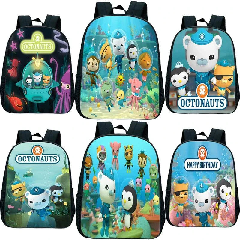 Octonauts Kindergarten Bags Toddler Cartoon School Backpack Child Mini Schoolbags Kids Babies Kindergarten RucksackExpress Global Mart  customizedTechnics:EmbossingInterior:Interior CompartmentHandle/Strap Type:soft handleStyle:CasualExterior:noneModel Number:12 inch backpack The OctonautsCarrying System:ArcuaMochila The Octonauts Kindergarten Bags Toddler Cartoon School Backpacb0d141-b8