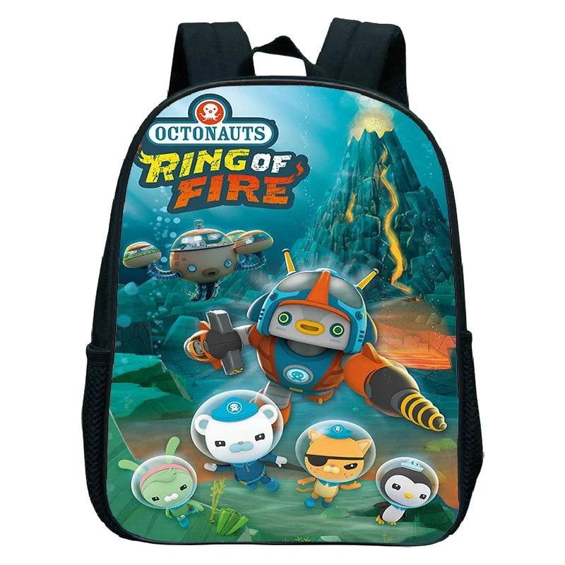 Octonauts Kindergarten Bags Toddler Cartoon School Backpack Child Mini Schoolbags Kids Babies Kindergarten RucksackExpress Global Mart  customizedTechnics:EmbossingInterior:Interior CompartmentHandle/Strap Type:soft handleStyle:CasualExterior:noneModel Number:12 inch backpack The OctonautsCarrying System:ArcuaMochila The Octonauts Kindergarten Bags Toddler Cartoon School Backpacb0d141-b8