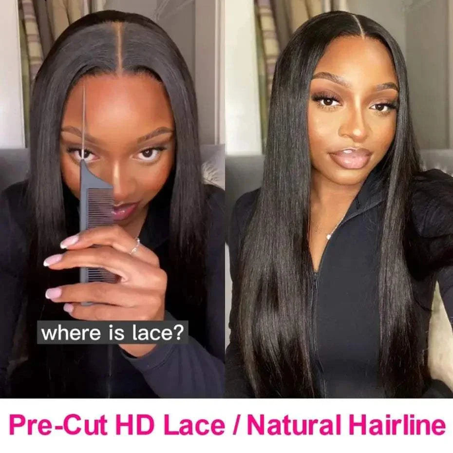 Glueless Wig Straight 13x4 13x6 Hd Transparent Lace Front Wigs Brazilian Remy Hair Pre-Cut 5x5 Lace Closure Wig Pre PluckedExpress Global Mart  customizedWigs Length:long（26+inch）Lace Wig Type:13*6,4*4,13*4 Frontal WigCap Size:Average SizeLace Color:transparentBase Material:Swiss LaceSuitable Dying Colors:Darker ColorNew Glueless Wig Straight 13x4 13x6 Hd Transparent Lace Front Wigs Brab0d141-b8