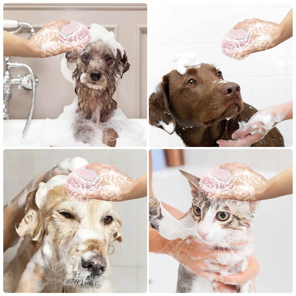 Soft Silicone Dog BrushExpress Global Mart  🐾 Keep Your Furry Friend Clean and Well-Groomed with the Soft Silicone Dog Brush!
Key Features:
🌟 Gentle Silicone Design: Crafted from soft silicone, our brush is Soft Silicone Dog BrushZendrop