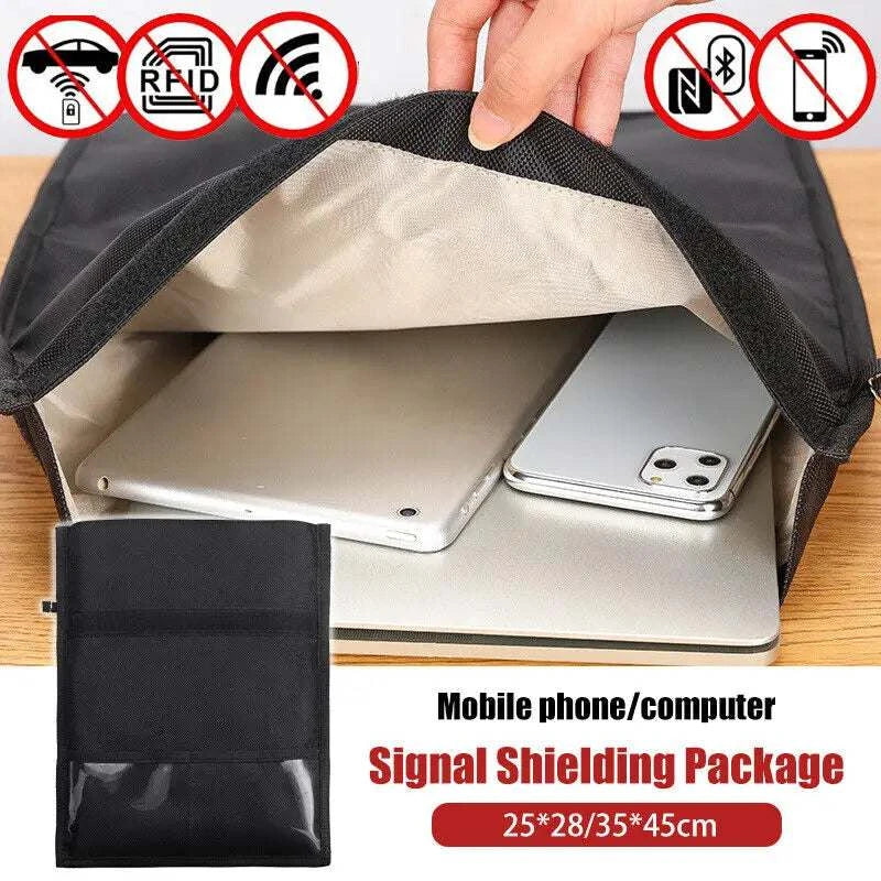 RFID Shielding Blocking Pouch Case Anti-Tracking Faraday BagExpress Global Mart  customizedShape:RectangularModel Number:J0402VM748Feature:Eco-FriendlyForm:Three-dimensional TypeThickness:6 wireApplicable Space:Behind Doors/On WallsUse:Multi-PurposeMateriaRFID Shielding Blocking Pouch Case Anti-Tracking Faraday Bag For Phoneb0d141-b8