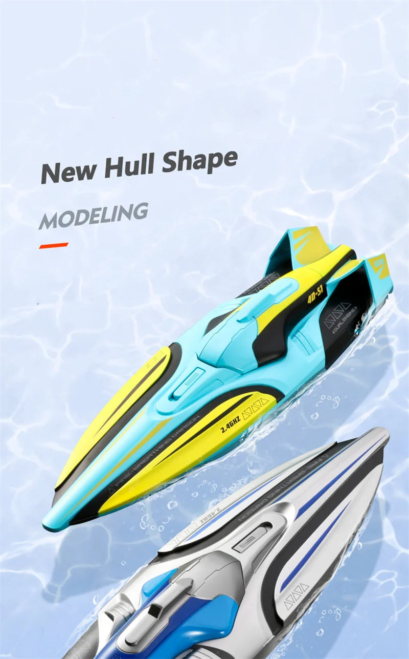 30KM/H RC High Speed Racing Boat Speedboat Remote Control Ship Water Game Kids Toys Children Birthday Boys Gift  Rc Boat