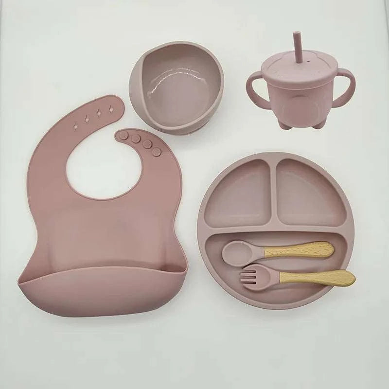 Tableware SetExpress Global Mart  Elevate Mealtime with Our Children's Tableware Set!
Make mealtime fun and hassle-free with our premium Children's Tableware Set. Crafted from FDA food-grade siliconeChildren's Tableware SetDSers